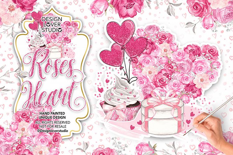 Roses Heart design