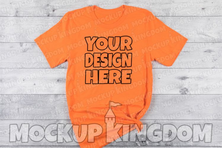 Unisex Crew Neck Shirt Mockup, Bella Canvas Mockup
