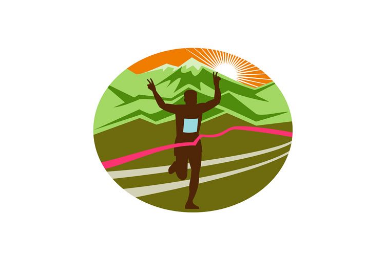 Marathon Finisher Oval