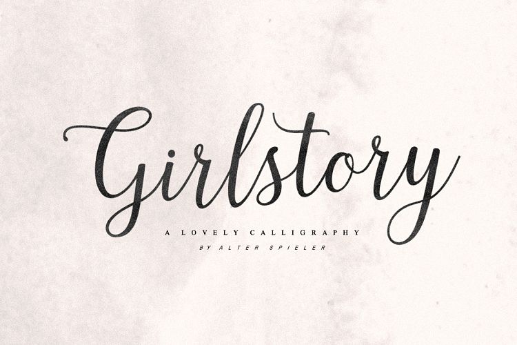 Girlstory A Lovely Calligraphy