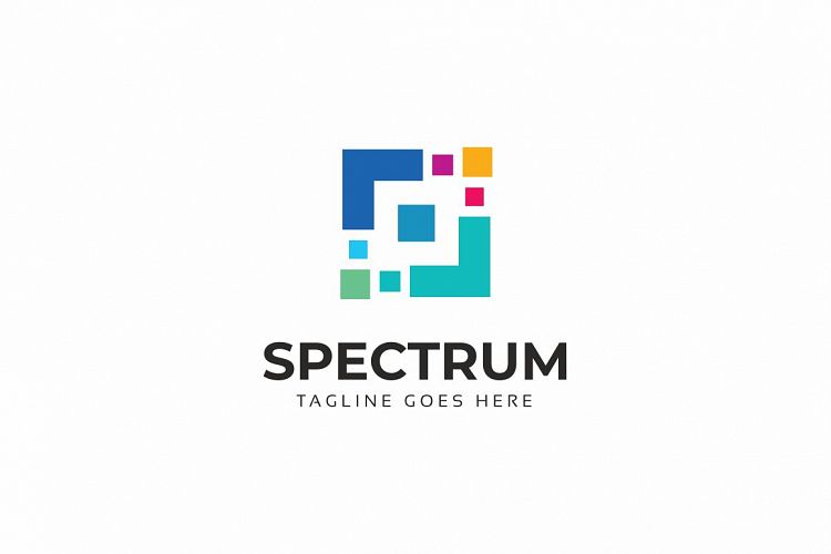Spectrum Abstract Square Logo