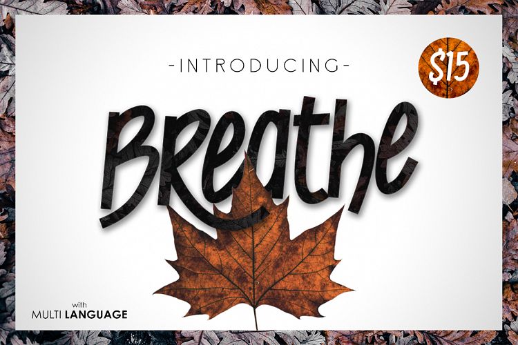 Breathe Typeface