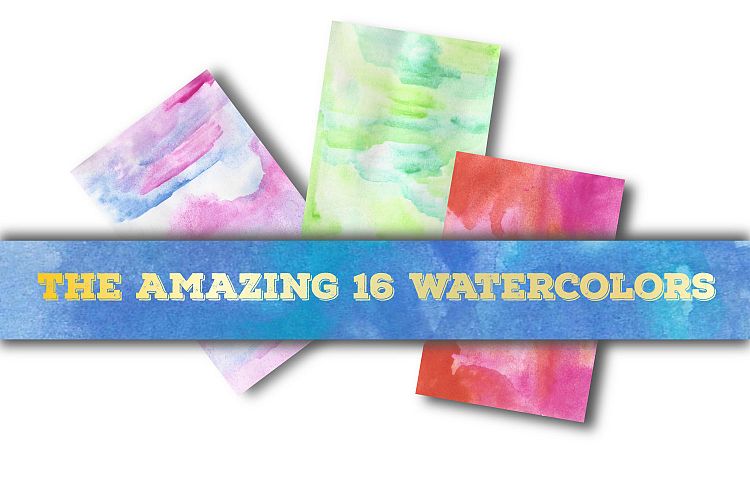 The Amazing 16 Watercolors