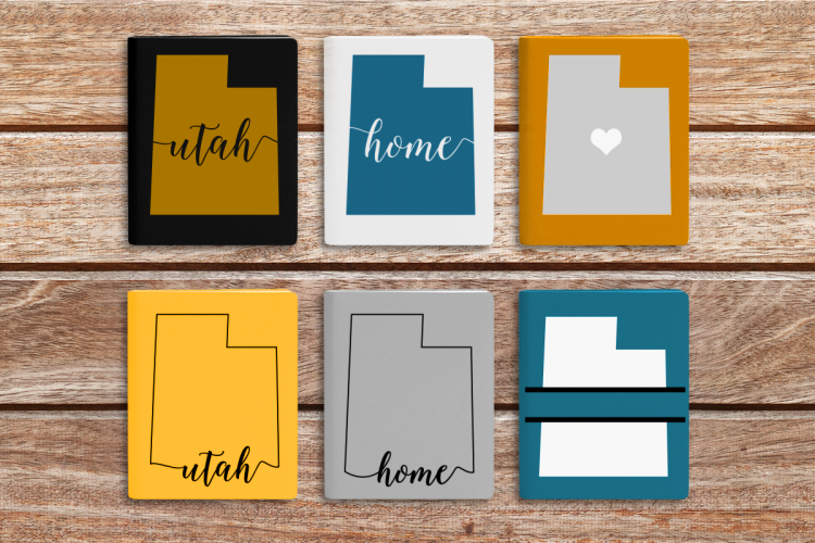 State of Utah SVG File Cutting Template