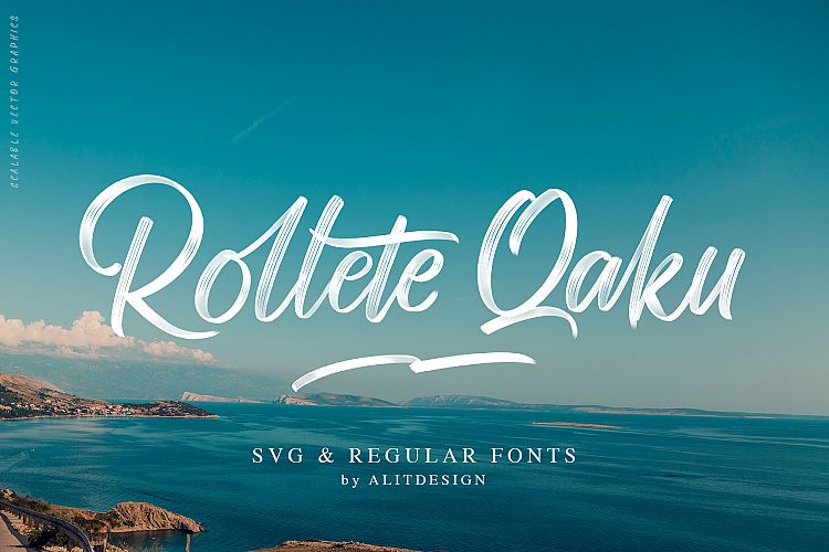 Rollete Qaku SVG & Regular fonts