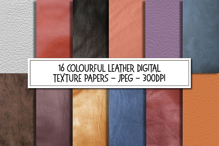 Collection of Colourful Leather Texture Background Images