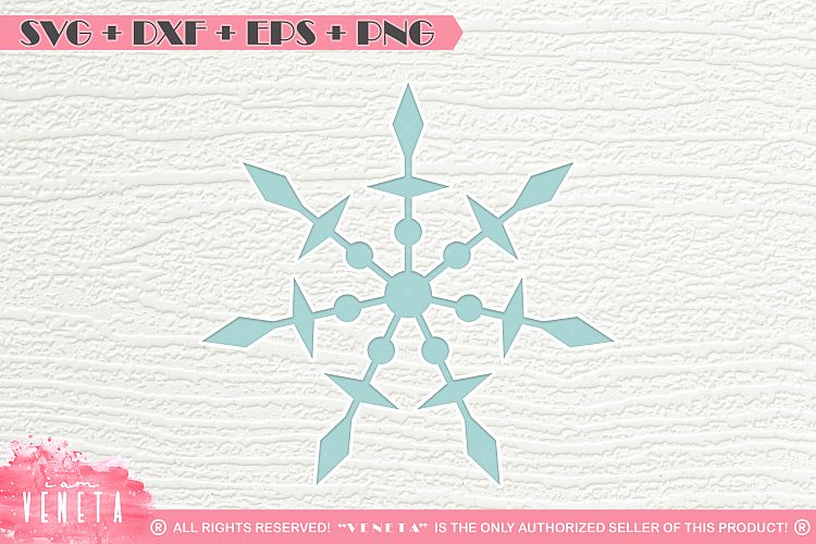 Snowflake| SVG DXF EPS PNG | Cutting File