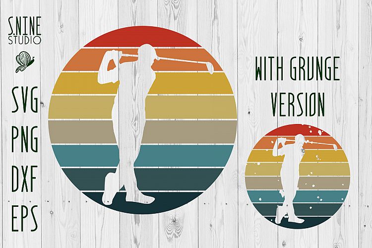 Download Grandpa Father Dad Golf Vintage Retro Sunset Bundle ...