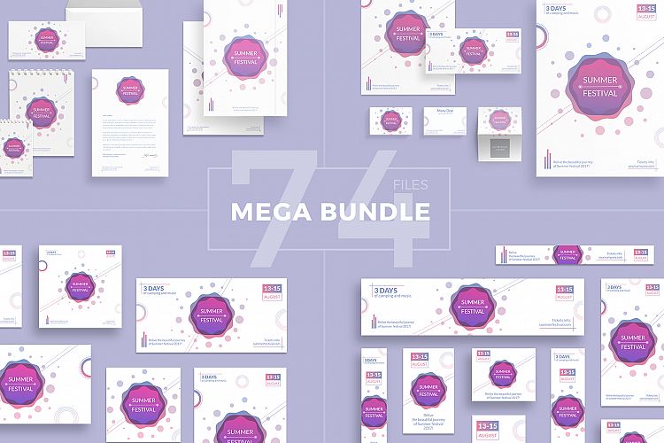 Summer Festival Design Templates Bundle