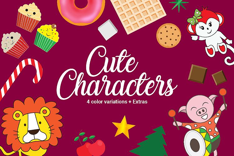 Cute Characters + Extras