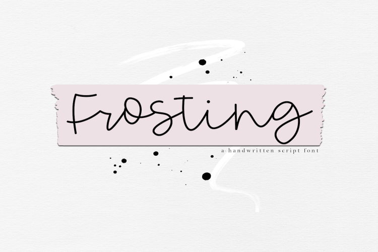 Frosting - Handwritten Script Font