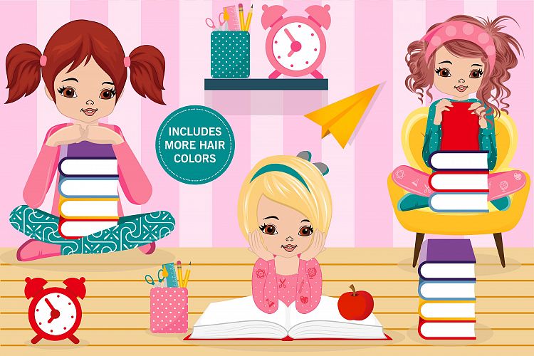 Alice back to school clipart, Alice back to school graphics
