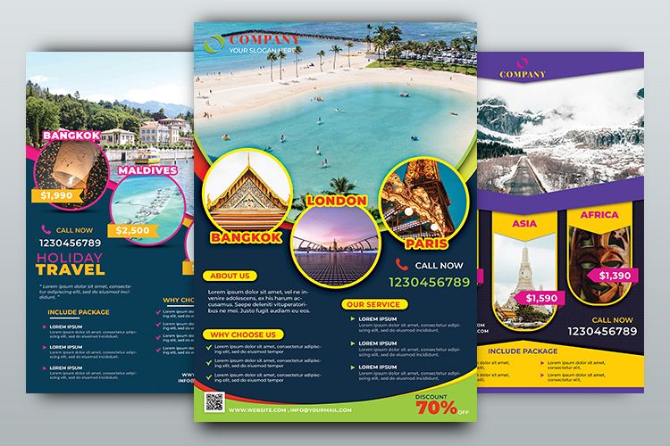Travel Agency Flyer Template