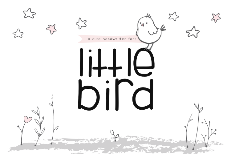 Little Bird - A Cute Handwritten Font