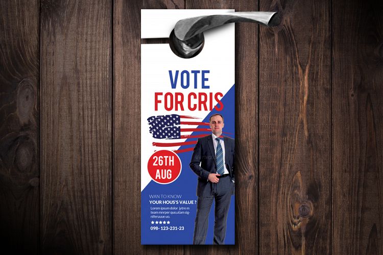 Political Election Door Hangers