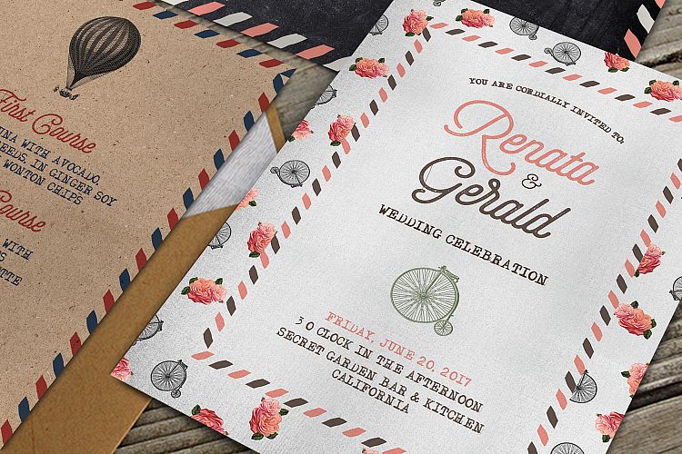 Vintage Travel Wedding Suite