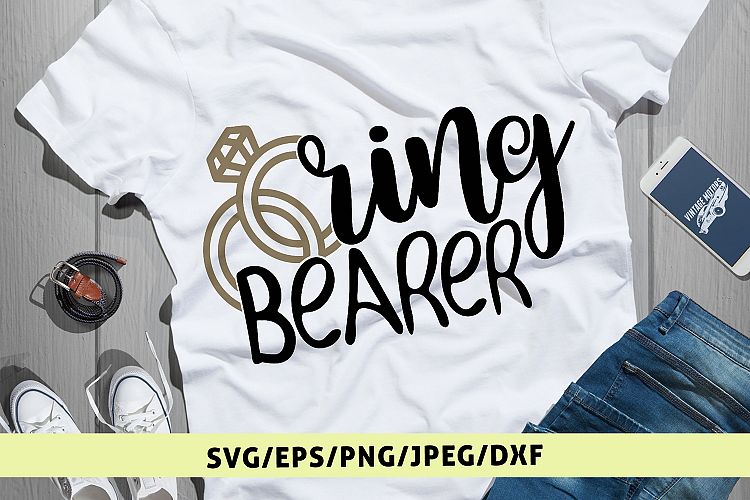 Ring Bearer - Weddings SVG EPS DXF PNG Cutting Files