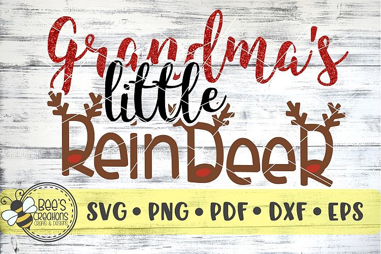 Grandmas Little Reindeer SVG