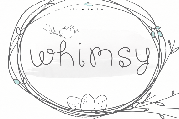 Whimsy - A Whimsical Handwritten Font