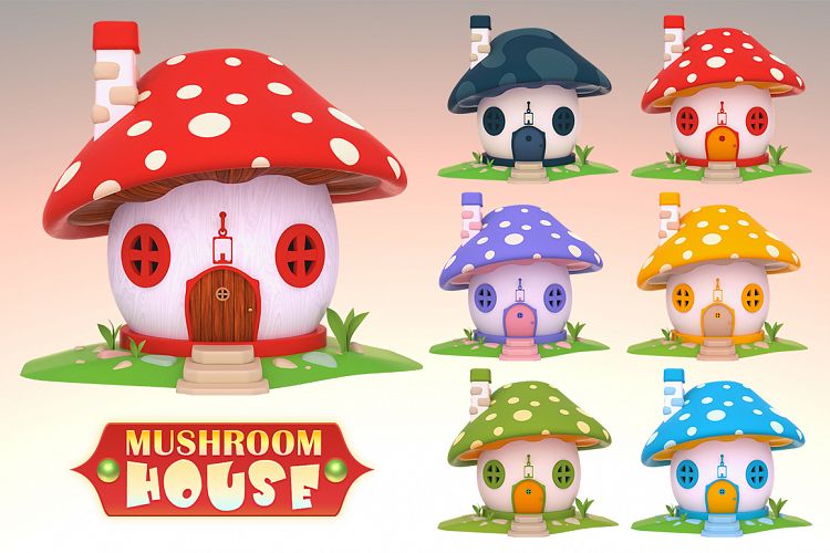 Fantasy Mushroom House