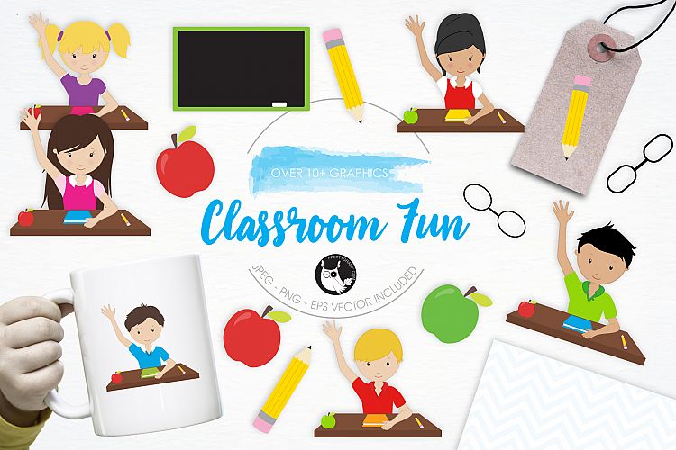 Classroom Fun graphics and illustrations