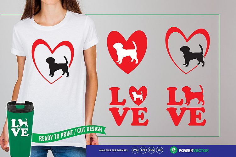 Download Love Dogs - Dog Svg Files for Silhouette & Cricut (148421 ...