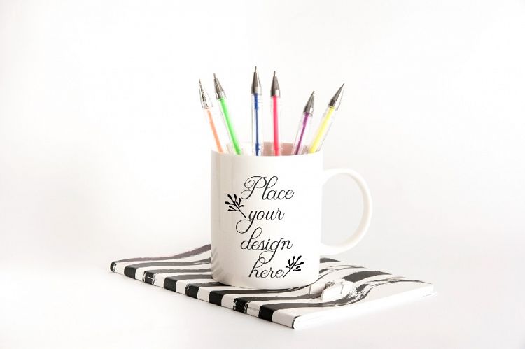 Coffee mug mock up white back to school mockup cup mockup