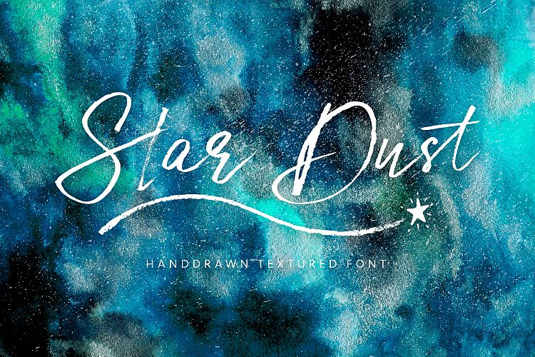 Star Dust duo font.