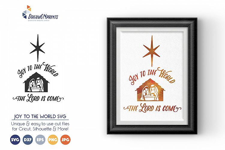 Joy to the World, the Lord is Come SVG Files