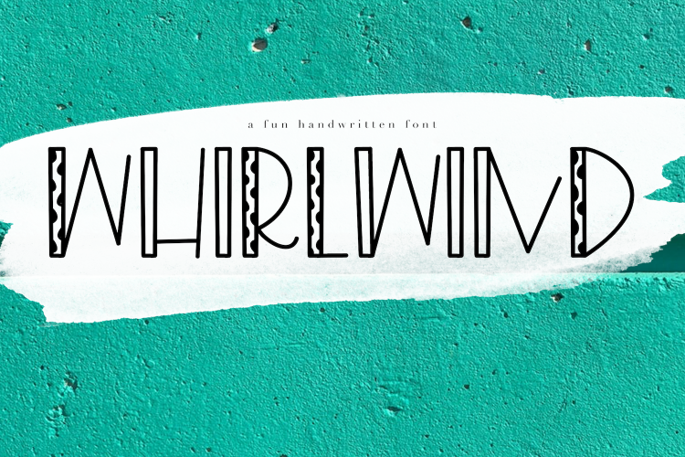 Whirlwind - A Fun Handwritten Font