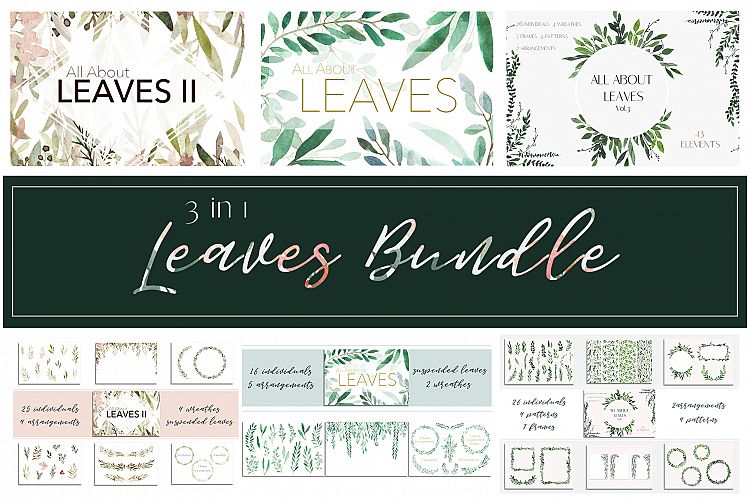 3 in 1 - All About Leaves Bundle