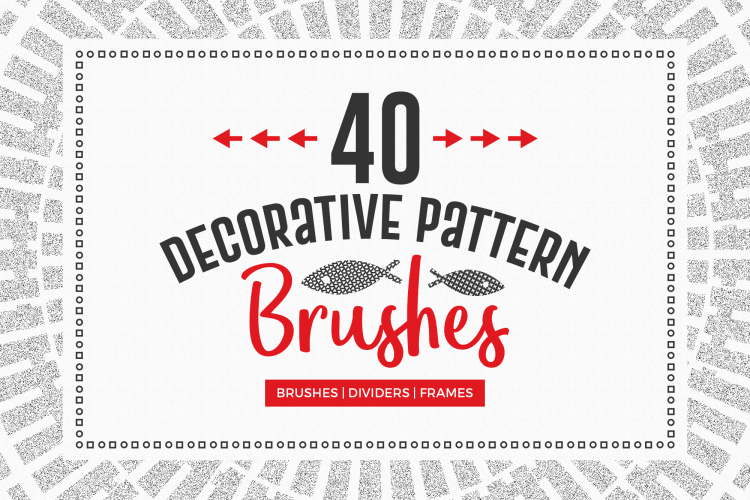 40 Decorative Pattern Brushes