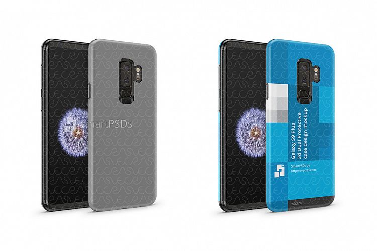 Samsung Galaxy S9 Plus 3d Dual Protective TPU Cover Design