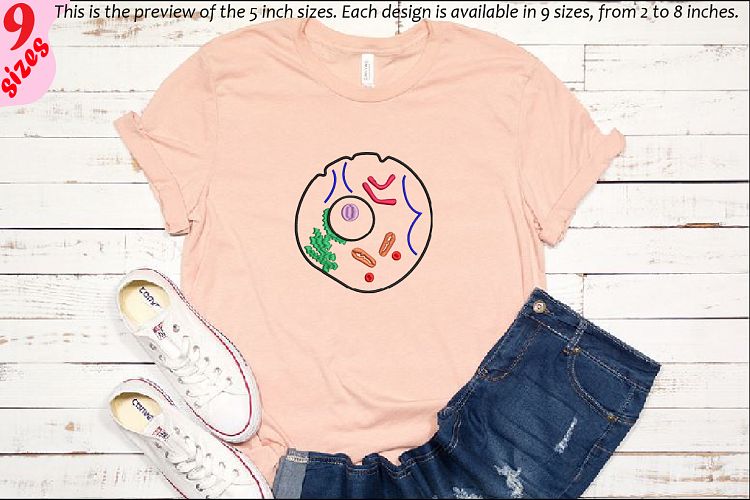 Cell Biology - Science - Designs for Embroidery 237b