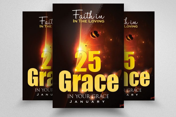 Grace Of God Church Flyer