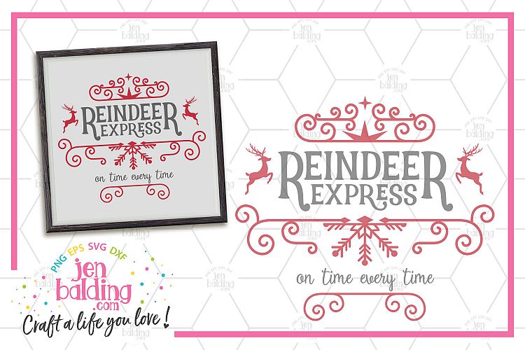 Reindeer Express SVG