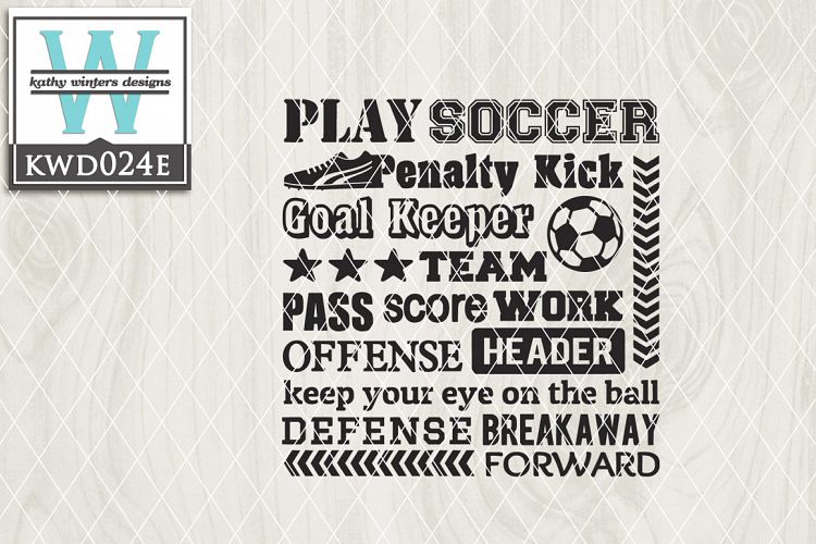 Soccer Cutting Files KWD024E