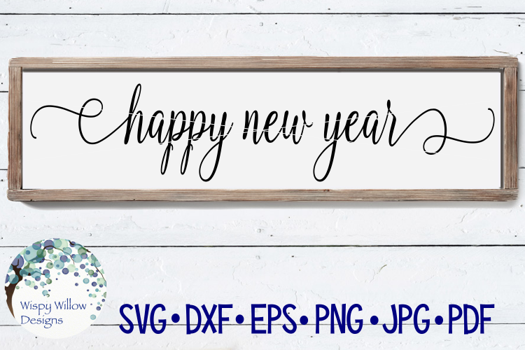 Happy New Year SVG