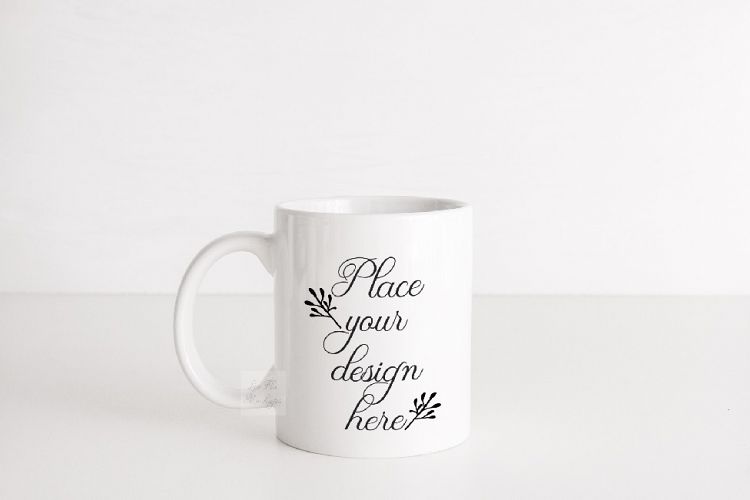 Download Coffee mug mockup sublimation 11oz cup mock up white photo ...