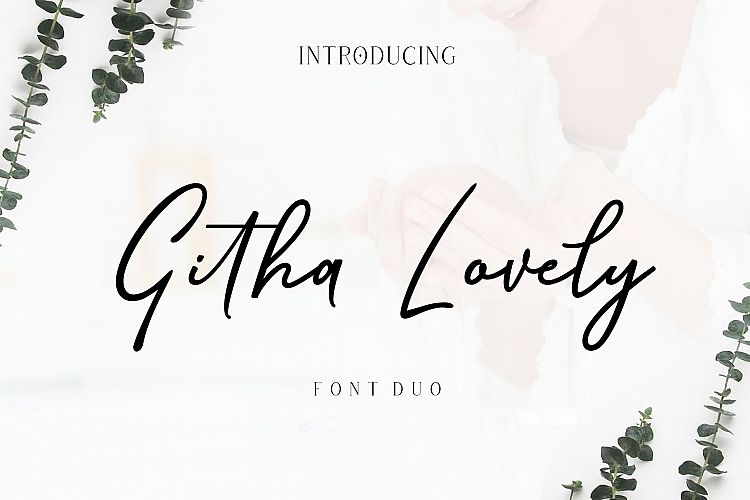 Githa Lovely  Font Duo