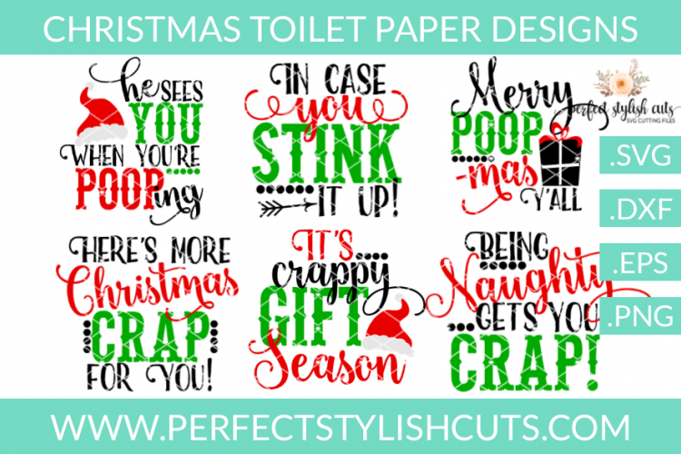 Download Christmas SVG - Christmas Toilet Paper SVG Bundle