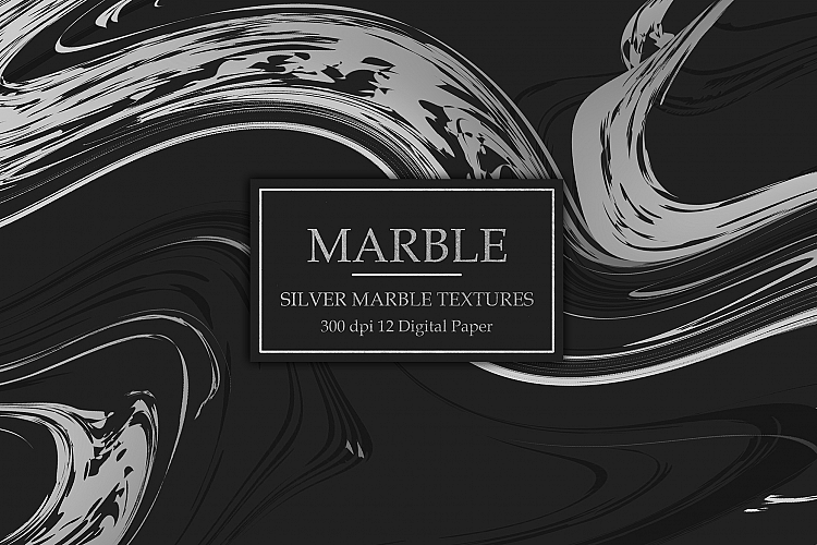 Silver Marble Textures