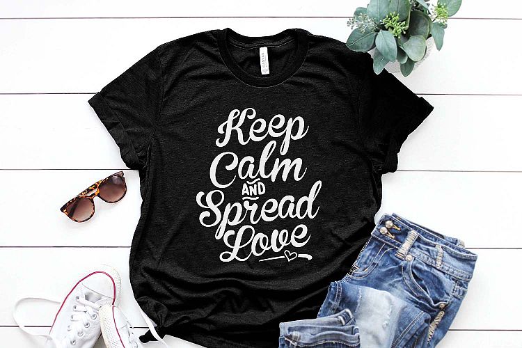 Keep calm and spread love Printable