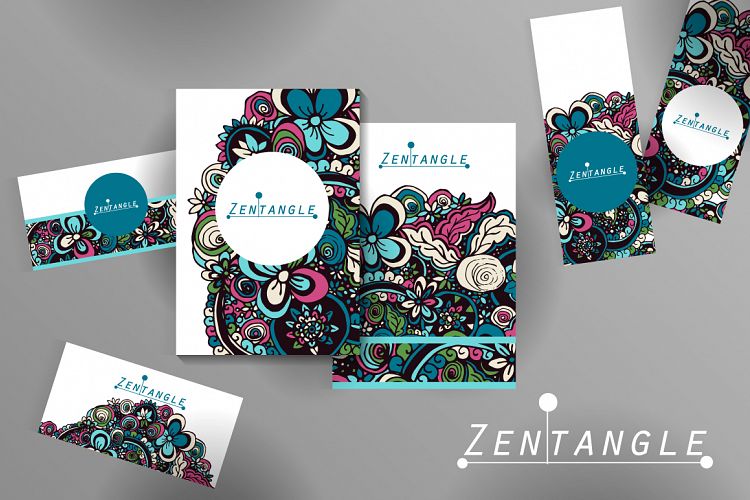 Zentangle style cards
