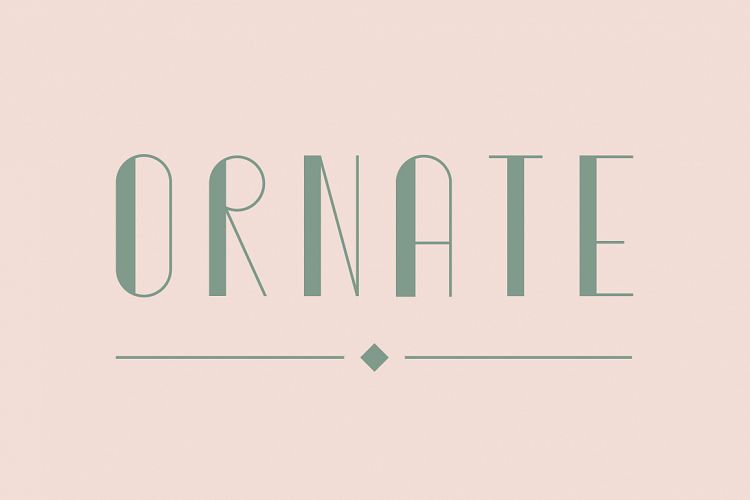 Ornate Typeface