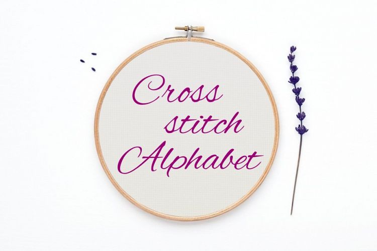 Cross Stitch Alphabet Pattern (Alph19)