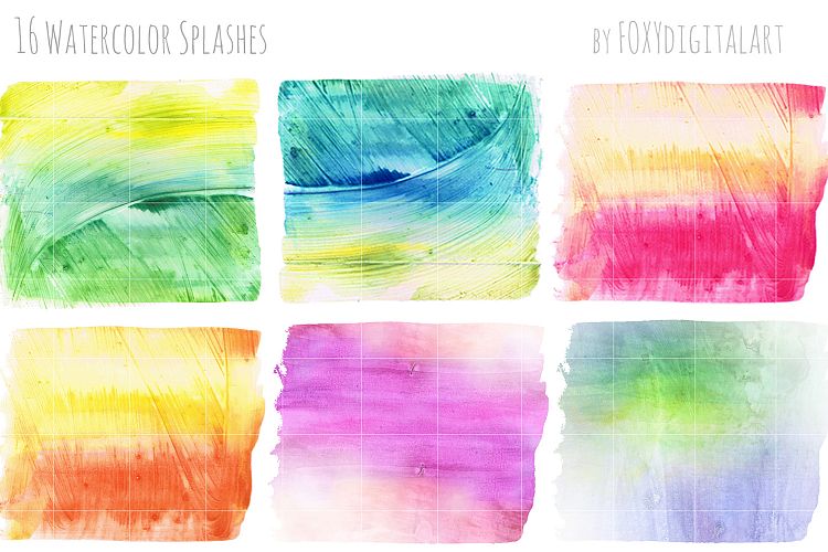 Hand Painted Watercolor Background Watercolor Textures