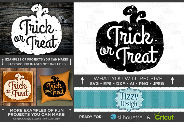 Halloween Svg files - Trick Or Treat Svg File - 4020