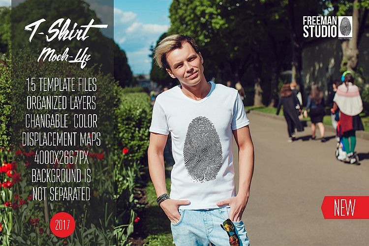 Mens T-Shirt Mock-Up Vol.4 2017