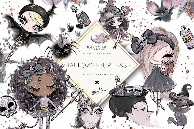 Halloween Characters Clipart